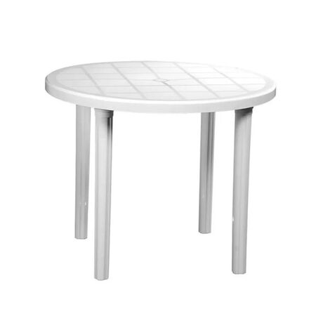 Mesa Plastica Antillas Voss 2000 90 cm Blanca