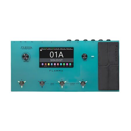 Multiefectos	FLAMMA	FX200b *BATTERY*	TURQUESA