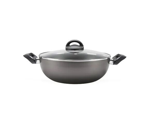 Wok cTapa y Manija 28 cm Plata Brinox 7210195 - Vista principal