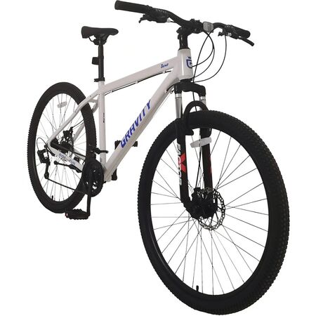 Bicicleta Gravity MTB R.29" Aluminio - 21 Vel - Blanco|Azul.