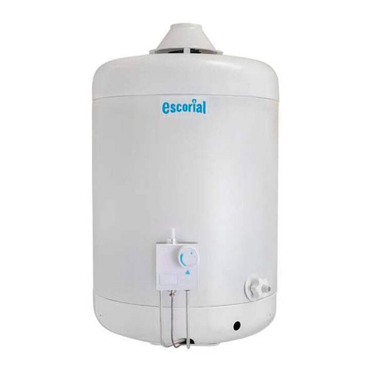 Termotanque Multigas Escorial 45lts Conexión Superior Blanco - Vista 3