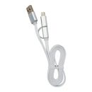 Cable Lightning Y Micro Usb 2 En 1 Argomtech - Miniatura 2
