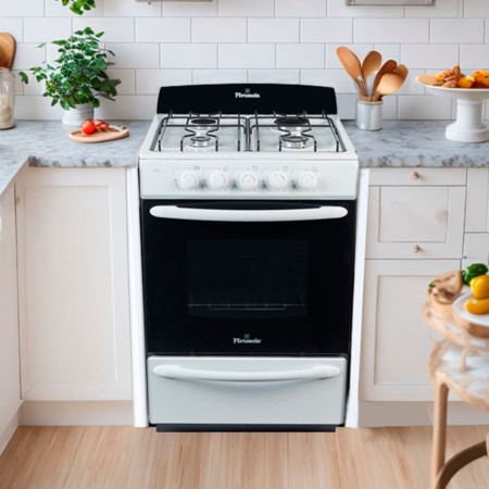 Cocina Florencia 5516F 56cm Blanca Multigas