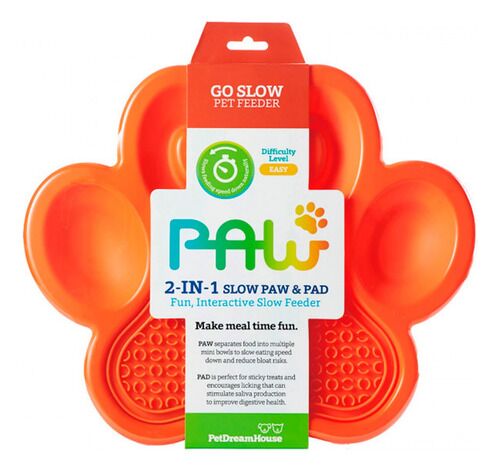 Petdreamhouse Paw 2 En 1 Alimentador Lento Y Almohadilla - Vista principal