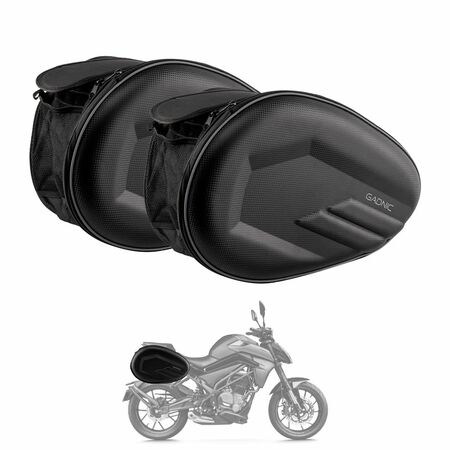 Bolso Doble Para Sillín de Moto Lateral Gadnic Impermeable