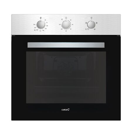 Horno Empotrable Cata Ses7104x 60cm Inox 65lts Plateado
