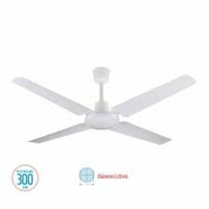 VENTILADOR DE TECHO LILIANA VTHB104 CHAPA BLANCA SIN LUZ - 4606186