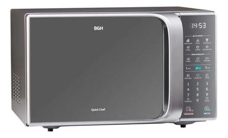 Microondas Bgh B228ds20i Plata 28 Litros Digital