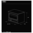 Horno a Gas TST Semi-Industrial Luxe 90cm - Miniatura 3