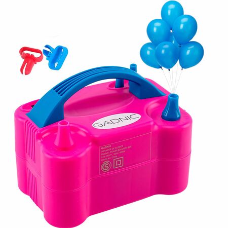 Inflador De Globos Eléctrico Gadnic 2 Inyectores 600W