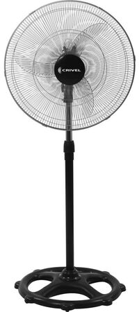 Ventilador De Pie Crivel V15 Gris 80W