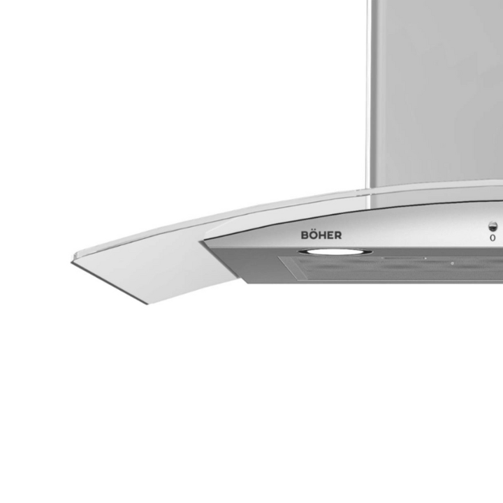 CAMPANA BÖHER BO-CA2003A-70 60CM CURVA INOXIDABLE - Vista 2