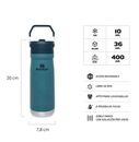 Botella Termica Stanley Flip Straw 500 Ml Azul 10-09991-020 - Miniatura 2