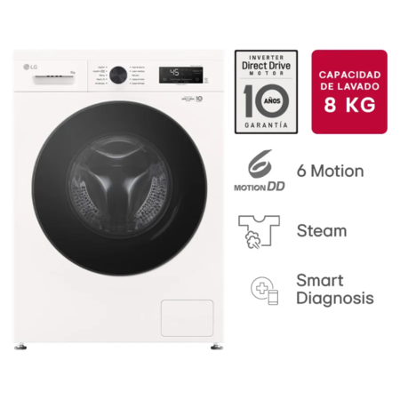 LAVARROPAS LG WM80GWVFS6 INVERTER 8KG