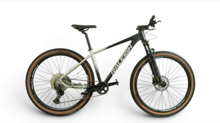 Bicicleta Raleigh Mojave 7.0_Talle: 17"-M _ Negro-Gris -Cuadro de Aluminio-12Vel Shimano-MonoPlato- Rodado 29 - Linea 2026.
