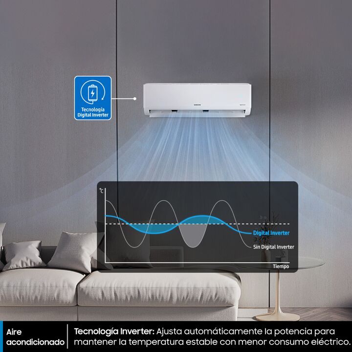 Aire Acondicionado SAMSUNG 6150W FC INVERTER Eficiencia A - Vista 8