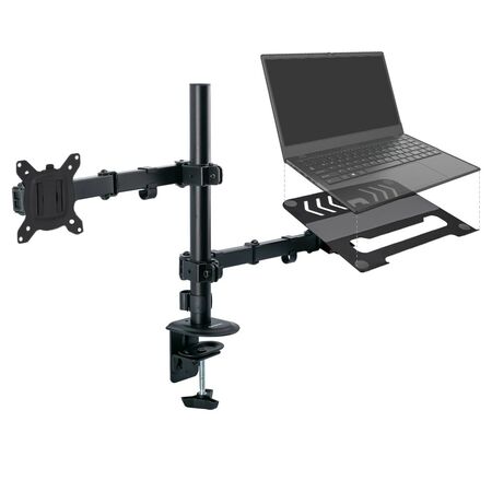 Soporte Doble Brazo Gadnic Para Monitor y Notebook 13-32