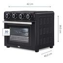 HORNO ELECTRICO AIR FRYER BGH BHE30FN24T - NEGRO, 30LTS, 1600W - Miniatura 2
