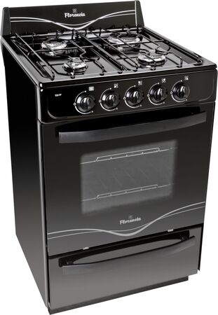 Cocina Florencia 5517F Multigas 4 Hornallas Negro