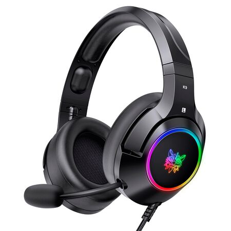Auriculares Gamer Onikuma K9 con Luz Rgb LED y Micrófono