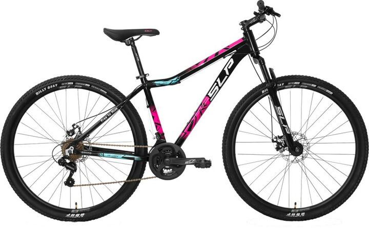 Bicicleta Mtb Slp 10 Pro R29 T18 Lady Negro-Blanco-Fucsia - Vista principal