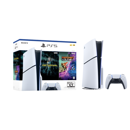 Playstation 5 Sony PS5STDBNDL1 Standard Slim Con 2 Juegos