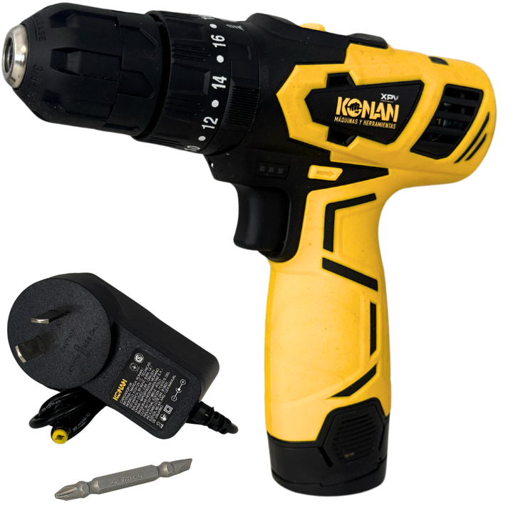 Taladro de Impacto Konan a bateria 12v Xtra Power Volt - Vista 1