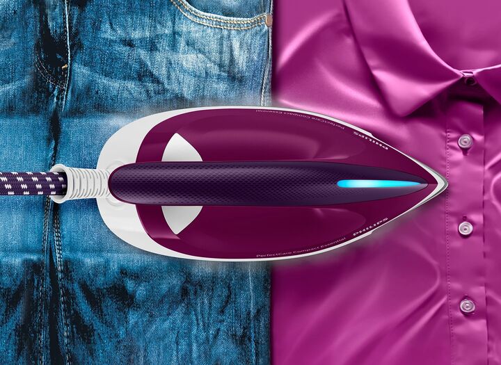 Plancha a Vapor Philips Perfect Care Compact GC6842/30 1.3L 2400W - Vista 5