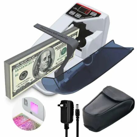 Contadora de Billetes Gadnic Portátil Detecta Billetes Falsos