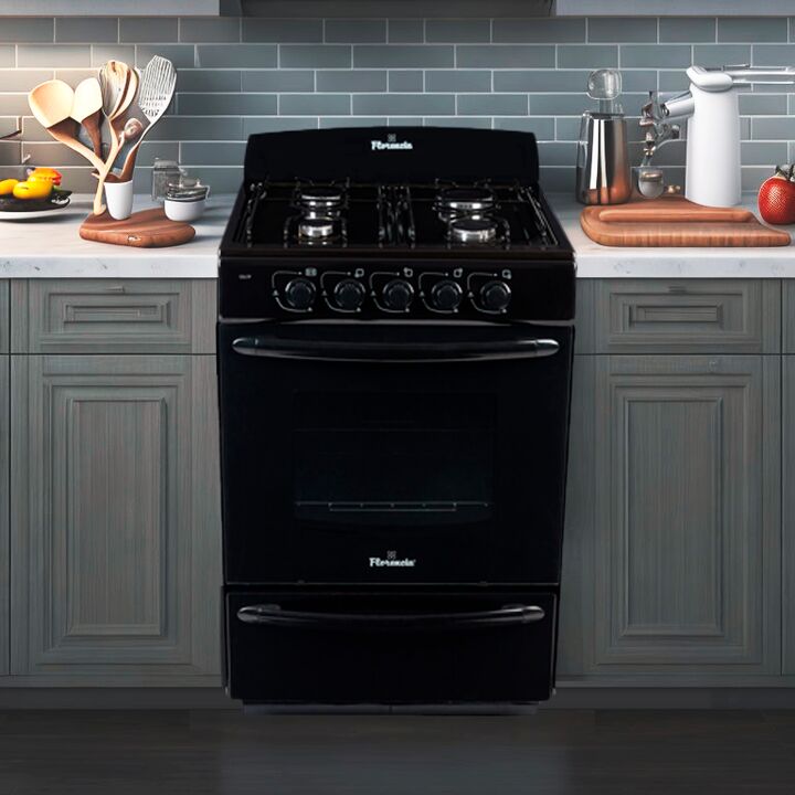 Cocina Florencia 5517F 56cm Negra Multigas - Vista 6