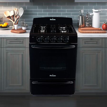 Cocina Florencia 5517F 56cm Negra Multigas