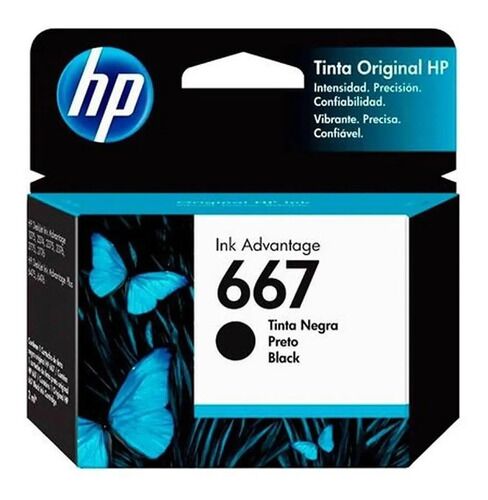 Cartucho Tinta Hp 667 Negro 1275 2374 2375 2376 2775 6475 - Vista principal