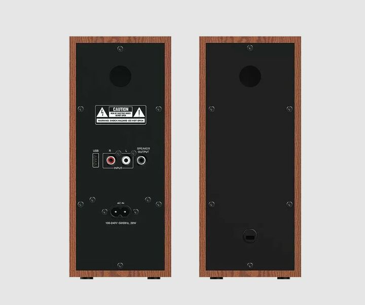 Parlantes Genius Sp-Hf800Bt Bt5.3 Wood 220V - Vista 4
