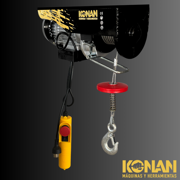 Aparejo Electrico Konan 500Kg 12 Mts Elevacion Maxima 1000W - Vista 8
