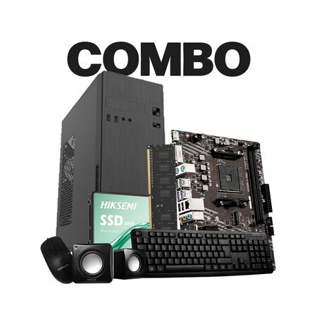 Kit Pc Kelyx 728-12 Mother MSI A520 Memoria Hiksemi 8 Gb 3200 SSD Hiksemi 240 Gb
