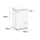 Freezer GAFA FGHI100B-S inverter blanco 117lts - Miniatura 5