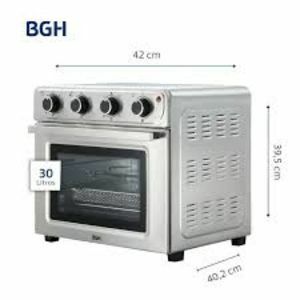 HORNO ELECTRICO BGH BHE30FX24T AIRFRY SPIEDO INOX  - 4608427