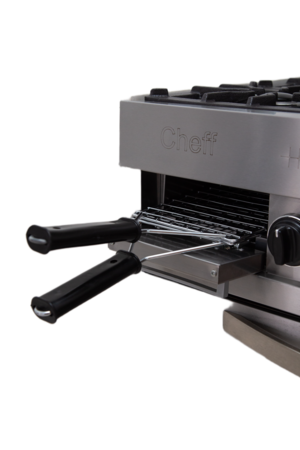 Cocina Industrial Maraldi Cheff con Carlitera y Plancha  87 cm