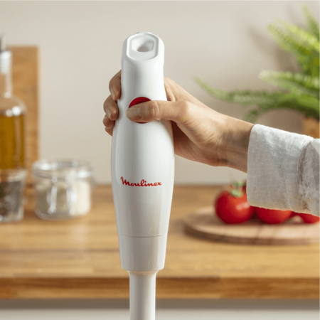 LICUADORA DE MANO MOULINEX TURBOMIX PLUS PLASTIC FOOT WHITE 600W (DD12A2A0)