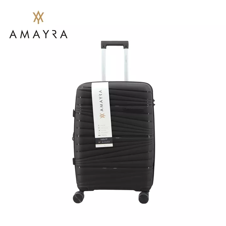 Set Valijas Negro Amayra PP 20 y 24 - Vista 2