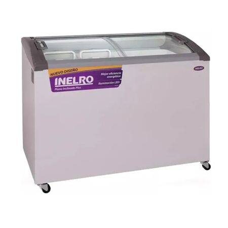Freezer Inelro 279 Lts T|Vidrio P|Inclinado