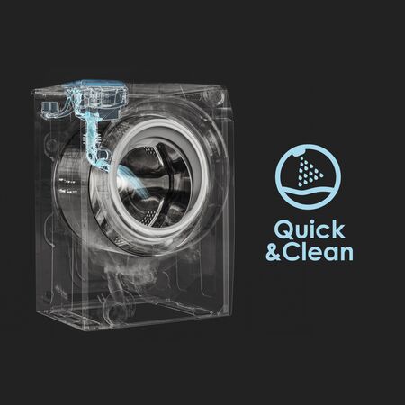 Lavarropas CANDY Ro1696dwhc7r 9KG 1600RPM INVERTER GRIS