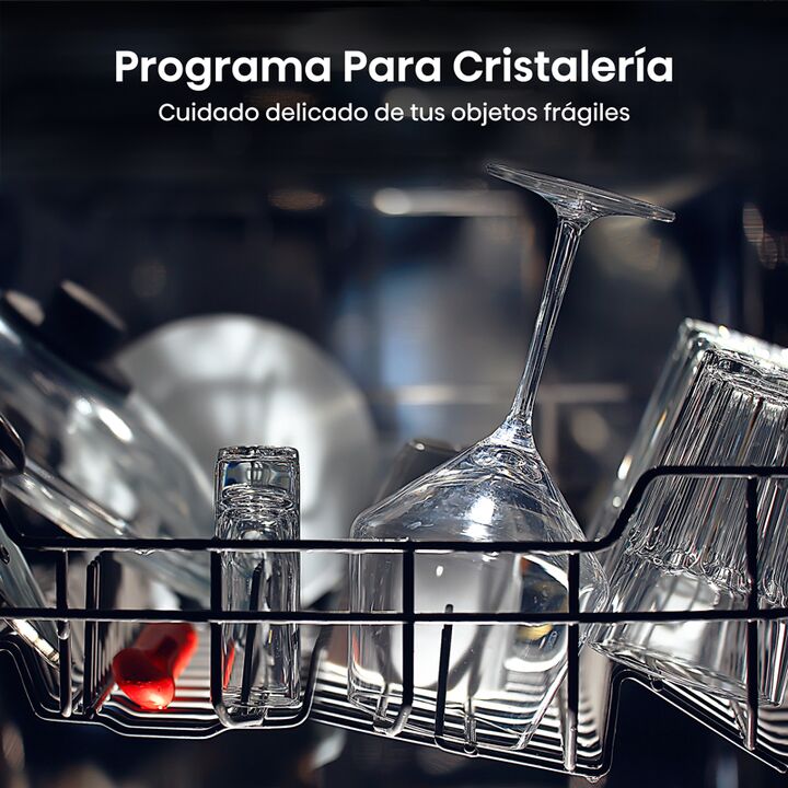 Lavavajillas Hisense HS642D90X 14 Cubiertos Inox - Vista 8