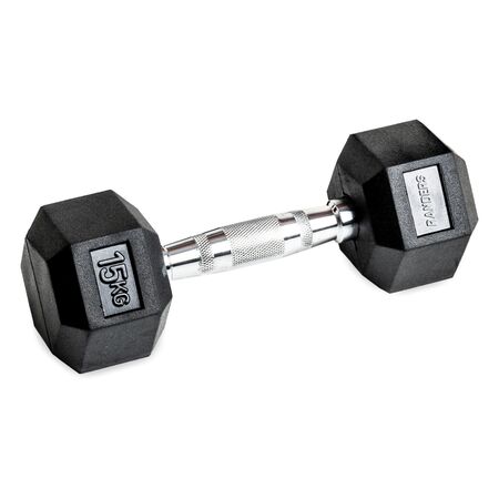 Mancuerna Hexagonal Engomada 15kg