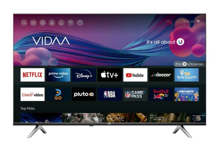 TV LED 43" BGH B4323FH5 VIDAA - SMART, FHD, HDMI, USB - Vista 1