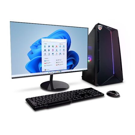 PC EXO United Gamer G53A Monitor 24" Intel i5 12va Ram 16gb Ssd  480gb RTX3050 6G  W11 Color negro 