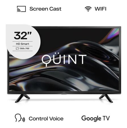 Smart Tv Smart Google 32  Hd Quint Qt3-32 Gtv2024 Hd