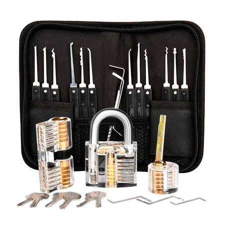 Ganzuas profesionales Gadnic 17 piezas Practica Cerrajeros