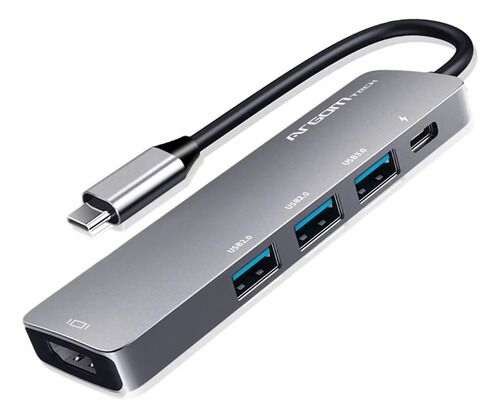 Hub Usb C Argomtech 5 En 1 A00594 Usb3.0 Usb2.0 Hdmi 4k - Vista principal