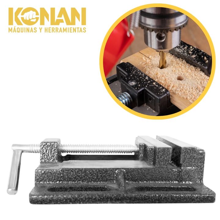 Konan Morsa Plana De 4 Profesional Para Taladro konan - Vista 6